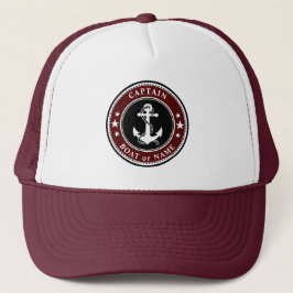 Nautical Anchor & Rope Captain Boat of Name Trucker Pet