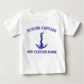 Nautical Anchor Rope Future Captain Name (Voorkant)