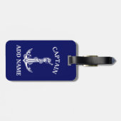  Nautical Anchor Rope Jouw tekst hier Bagagelabel (Achterkant horizontaal)