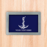 Nautical Anchor Rope Jouw tekst hier Gesp<br><div class="desc">Nautical Anchor Rope Boat Name Design for Boat Lovers.</div>