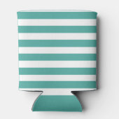 Nautical Anchor Rope Striped Beach House Blikjeskoeler (Achterkant)