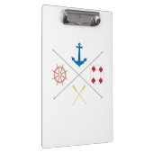 Nautical Anchor Sail Sailboat Ore Clip Board Klembord (Rechts)