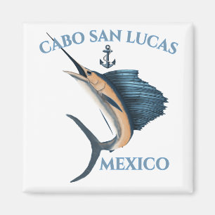 Nautical Anchor Sailfish Cabo San Lucas Magneet
