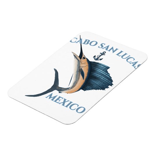 Nautical Anchor Sailfish Cabo San Lucas Magneet (Linkerzijde)