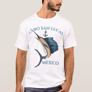 Nautical Anchor Sailfish Cabo San Lucas T-shirt