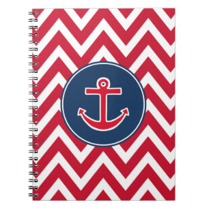 Nautical Anchor School Notebook Journal - Cadeau Notitieboek