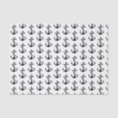 Nautical Anchor Ship Preppy Tissuepapier (Voorkant)