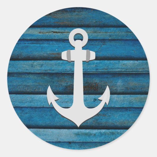 Nautical Anchor Sticker (Voorkant)