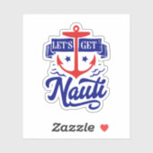 Nautical Anchor Sticker (Vel)