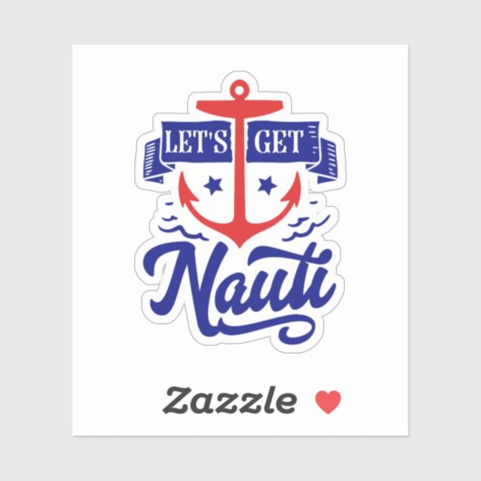 Nautical Anchor Sticker (Vel)