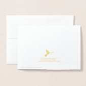 Nautical Anchor Stripes Photo Weddenschap Hartelij Folie Kaarten (Met envelop)