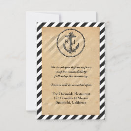  Nautical Anchor - Uitnodiging tot ontvangst