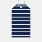 Nautical Anchor Vrijgezellenfeest Navy Blue Cadeaulabel (Achterkant)