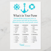 Nautical Anchor Wat zit er in je handtas? (Voorkant)