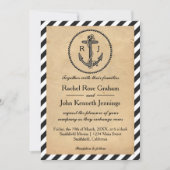  Nautical Anchor - Weddenschap Kaart (Voorkant)