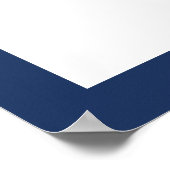 Nautical Anchor Weddenschap Welkomstbord Poster (Hoek)