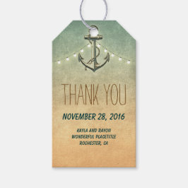 Nautical Anchor Wedding Cadeaulabel