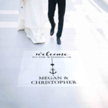 Nautical Anchor Wedding Floor Decals