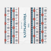 Nautical Anchor Wedding Jubileum Gift Idea Fleece Deken (Voorkant (Horizontaal))