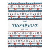 Nautical Anchor Wedding Jubileum Gift Idea Tafelkleed (Voorkant)