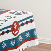 Nautical Anchor Wedding Jubileum Gift Idea Tafelkleed (Voorbeeld)