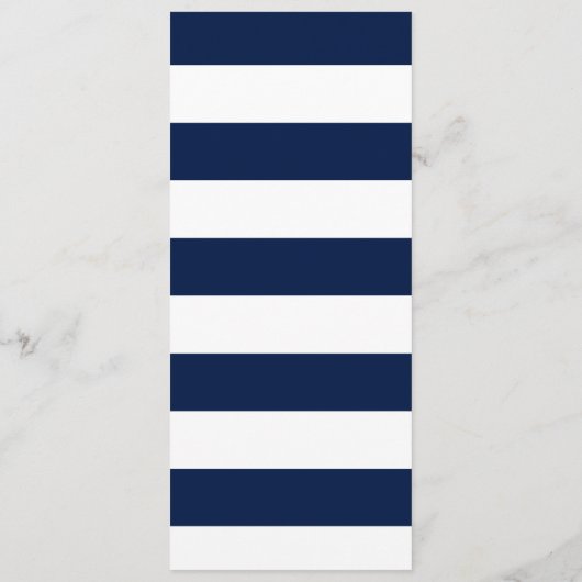 Nautical Anchor Wedding Menu (Achterkant)