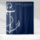 Nautical Anchor Wedding Wandkleed