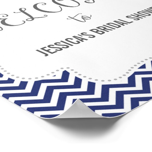 Nautical Anchor Welcome Poster Print (Hoek)