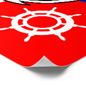 Nautical Anchor - welkome vrienden Poster (Hoek)