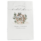 Nautical Anchor Wheel Leafy Florence Vrijgezellenf Medium Cadeauzakje (Voorkant)