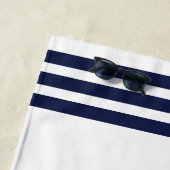 Nautical Anchor ZEEEN the DAY Navy Personated Strandlaken (In situ)