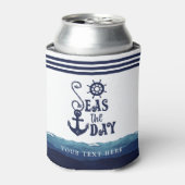 Nautical Anchor ZEEEN the DY Personalized Blikjeskoeler (Blikje Voorkant)