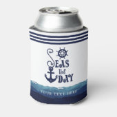 Nautical Anchor ZEEEN the DY Personalized Blikjeskoeler (Blikje Achterkant)