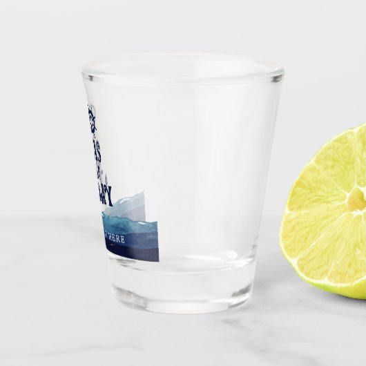 Nautical Anchor ZEEEN the DY Personalized Shot Glas (Rechts)