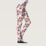 Nautical Anchors and Ocean Coral, Fun Tropical Leggings<br><div class="desc">Superleuke leggings met een patroon van nautische blauwe ankers en oceaankoraal. Ideaal voor een tropische strandvakantie of bruiloft,  werken uit of dagelijks plezier draag.</div>