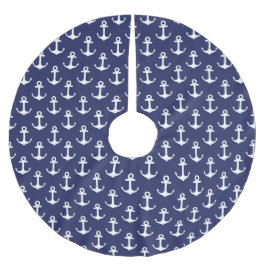 Nautical Anchors Navy - kerstboomrok Kerstboom Rok