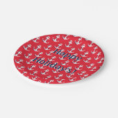 Nautical Anchors  Vakantie Bericht Papieren Bordje (Gekanteld)