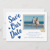 Nautical AnchorsFoto bewaart onze datumKaarten Kaart (Voorkant)