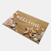 Nautical and Coastal Life is beter op het strand Deurmat (Schuin)