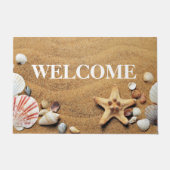 Nautical and Coastal Life is beter op het strand Deurmat (Voorkant)