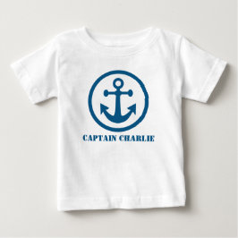 Nautical Anker aangepaste tekstkleding