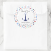 Nautical Anker Birthday Sticker (Tas)