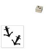 Nautical Anker Rubber Stamp Rubberstempel (Gestempeld)