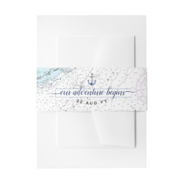 #Nautical Anker #Wedding | Zuid #Florida Uitnodigingen Wikkel