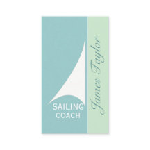Nautical Aqua Minimal Sail Boat Sailing