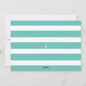 Nautical Aqua Prettige feestdagen Ocean Photo Lijs Feestdagenkaart (Achterkant)