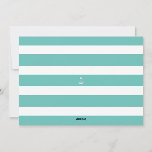 Nautical Aqua Prettige feestdagen Ocean Photo Lijs Feestdagenkaart (Achterkant)