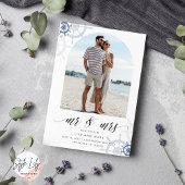 Nautical Arch Photo Elegant Wedding Save the Date