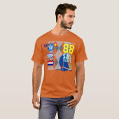 Nautical Argyle Nederland Flag Sail Number 88 T-shirt (Voorkant volledig)