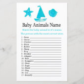 Nautical Baby Animals Name Game (Voorkant)